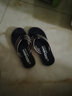 Dwayne广东人字拖男夏季男士凉拖鞋2025新款时尚外穿耐磨防滑沙滩拖个性 808款黑色 42 实拍图