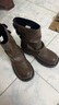 达芙妮美拉德棕色靴子女秋冬季加绒短靴短靴2025新款秋季马丁靴 实拍图