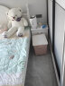 卓禧 床实木床卧室双人婚床1.5米木床欧式单人床 床 床垫 床头柜*2(180*200cm) 实拍图