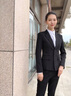 汐蔓娇小西装外套女职业装女装套装面试正装春秋季西服女士气质商务工装 单件-有盖西装 XL 码（重110-120） 实拍图