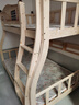 淳华 上下床儿童床上下层高低床实木成人床双层上下铺男孩女孩子母床  原木上100下120直梯+书架+床垫 实拍图
