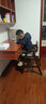 家逸 实木学习椅可调节升降座椅小学生儿坐姿纠正椅子家用童椅 实拍图