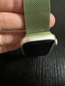 泰阁诗雅适用苹果手表表带apple iwatch s11/10/9表带S8/S7/6/5/SE金属磁吸渐变米兰尼斯腕带 渐变紫绿色 适用44/45/46/49mm表盘 实拍图