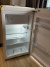 小吉(MINIJ)迷你复古小冰箱冷冻冷藏一体单门宿舍家用节能低噪 力荐|121L|奶酪白|冻藏一体|BC 121CM 实拍图