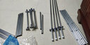 皇冠达简易衣柜卧室单人布衣柜全钢架加粗结实出租房组装收纳布艺小衣橱 【宽75cm】格子灯（合金接口） 实拍图