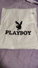 花花公子（PLAYBOY）短袖T恤男潮流2025春夏季男士体恤打底衫圆领上衣男装 灰色 M 实拍图