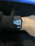 MSSM 适用苹果手表保护壳Apple iwatch s9/8/7/6/SE边框硬壳防摔防刮半包保护壳S7/8/9·41mm 黑色+透明 实拍图