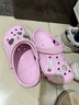 卡骆驰crocs洞洞鞋贝雅卡骆班轻便耐磨一脚蹬休闲鞋|205089 芭蕾粉/糖果粉-6TG 39 (240mm) 实拍图