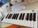 爱里森（ANYSEN）电子琴折叠琴88键初学者儿童成人家用专业版便携式键盘琴电子钢琴 标准款白色+大礼包 实拍图