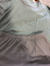 顶瓜瓜顶呱呱睡衣女夏纯棉短袖可外情侣穿家居服套装女卷舒蓝170 实拍图
