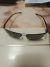 戴申老花太阳镜时尚潮远近三用双光墨镜高清飞行员老花眼镜看远看近 黑色350度 实拍图