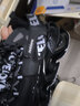 英足利男鞋新品秋冬季休闲鞋潮鞋子大码48鞋子男飞织网鞋刀锋增高鞋男 炫酷黑-名格堂2173 40 实拍图