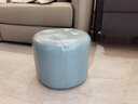 孜度 皮凳子沙发凳客厅换鞋凳欧式皮墩沙发凳客厅矮凳家用换鞋凳圆凳 实拍图