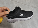 特步（XTEP）跑鞋童鞋儿童运动鞋透气男女童大小童跑步鞋透气软底跑鞋 黑/新白色【密网27-40】 34 码 实拍图