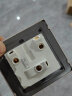 国际电工86型开关插座面板暗装16a家用一开三五孔带USB多孔双控空调热水插 七孔插座 晒单实拍图