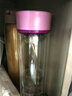 富光拾喜玻璃杯带茶隔水杯男女士便携创意双层泡茶杯子 粉色350ml 实拍图