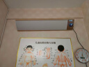 卜酷电热取暖器石墨烯电暖器家用暖风机取暖神器全屋升温电暖气片客厅大面积速热快热炉省电壁挂式 2200W 旗舰款【适合10-20㎡】 骑士黑 实拍图