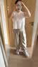 lululemon丨Classic-Fit 女士经典剪裁棉混纺背心 LW1DGZS 白色 L /10 实拍图
