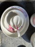 华光骨瓷碗套装十件套 釉中彩抗菌餐具套装 6寸面碗4.5米饭碗 10只碗 花好月圆 实拍图