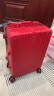 NAUTICA结婚行李箱新娘陪嫁箱20英寸大红色箱子拉杆箱女皮箱婚礼密码箱 实拍图
