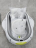 babycare星航系列宝宝洗澡盆儿童坐浴盆洗澡神器沐浴桶感温大容量加厚保温 月岩灰：3件套：盆+浴垫+浴网 实拍图