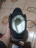 蜻蜓牌皮毛一体真羊毛冬季男士棉鞋保暖加厚休闲高帮鞋大棉鞋防滑底大码 8167黑色 38 实拍图