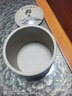 正扬粗陶茶叶罐子 陶瓷密封罐 茶罐陶罐 大号储藏罐 醒茶罐 普洱罐子 大号粗陶直罐-清韵荷香 500克 实拍图