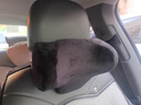 肯拓普轻奢汽车多功能头枕颈枕四向调节可调座椅机械头枕车用奔驰奥迪 头枕护颈枕 黑色 1个 实拍图