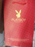 花花公子（PLAYBOY）红内裤男士红色袜子本命年抗菌内裤结婚喜庆蛇年礼物红裤衩短裤头 【心想事成】内裤男 3条 3XL 实拍图