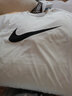 耐克(NIKE)春夏男短袖T恤 纯棉 运动休闲 舒适百搭 DC5095-100 白色M 实拍图