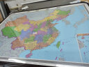 第三版 2024 中国全图 地图挂图（2米*1.5米 大尺寸挂图 大型办公室会议室挂图） 实拍图