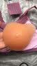 昂蝶 术后专用义乳文胸二合一硅胶假胸假乳房内衣无钢圈胸罩 紫色左 85B 实拍图