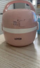 LOTOR电热饭盒自热插电保温热饭器蒸饭器上班族带饭神器办公室蒸煮可加热饭盒 1.45L 粉色餐具款 实拍图