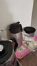 膳魔师（THERMOS） 保温壶家用大容量办公热水瓶暖壶2L男女不锈钢真空水壶 THS/THX THS-2000浅银红 2L 实拍图
