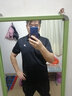 特步（XTEP） 特步短袖圆领夏季纯棉t恤男潮流运动上衣时尚休闲透气速干打底衫 黑色-翻领（冰丝） XL （180/100A）【现货速发】 实拍图