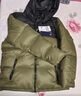 骆驼火山羽绒服1.0情侣男女加厚防极寒鸭绒面包服外套冬季城市轻户外 深榄绿/幻影黑，男款 M 实拍图
