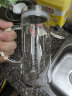华派（TQVAI）高硼硅玻璃油壶650ml不锈钢盖不挂油厨房家用酱醋调料罐油瓶TU650 实拍图