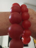 彩荷云南保山红色手串柿子红手串男女款石英岩处理 16mm手串 实拍图