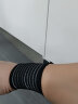 龙动力篮球羽毛球排球运动护腕扭伤绷带可调节加压护手腕透气护具男女 护腕 黑（1对） 实拍图