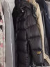 雪中飞【黑曜石系列】秋冬男女情侣同款长款鹅绒羽绒服百搭时尚加厚抗寒 黑色|8056 180/100A 实拍图