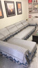 菲梵阁沙发垫套装防滑布艺定制实木组合皮沙发套罩盖布巾四季通用坐垫子 梦娜斯-灰色 定做专拍（请联系在线客服） 实拍图