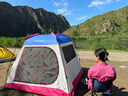 黑岩（BlackCrag） 和风升级款 四季户外羽绒睡袋鹅绒 鸭绒可选 户外超轻信封式拼接 600蓬白鸭绒 600克充绒量 实拍图