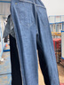 骆驼弹力直筒牛仔裤原牛男宽松水洗美式锥形四季款长裤新复古 经典直筒】535蓝色 31 实拍图