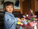 开米熊童装女童汉服夏装旗袍裙儿童古风连衣裙中国风小女孩公主裙子夏季 绿色 110 码建议身高100cm左右 实拍图