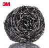 3M思高钢丝球3Z金属不锈钢清洁球 刷碗刷锅去污更强 3只装 实拍图