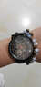 宝时捷手表男表潮流时尚镂空自动机械表黑色名牌保时捷男士手表防水6605 黑盘皮带 实拍图