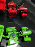 凯迪威工程汽车模型合金拖拉机模型农场机械仿真男孩儿童礼品农用玩具车 带车斗复古拖拉机红色 实拍图