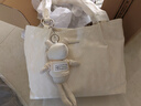 CLEVER & KETCH包包女包大容量托特包包新款上学通勤单肩包 生日礼物送女友 米白色 【挂件】 实拍图