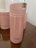 虎牌（TIGER）保温杯一键开启式弹盖杯MMX-A20C 男女轻量时尚型水杯子 粉色PP 200ml 实拍图
