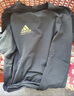 阿迪达斯 （adidas）t恤男夏季运动透气轻薄宽松棉短袖 黑/金（经典款） 2XL  实拍图